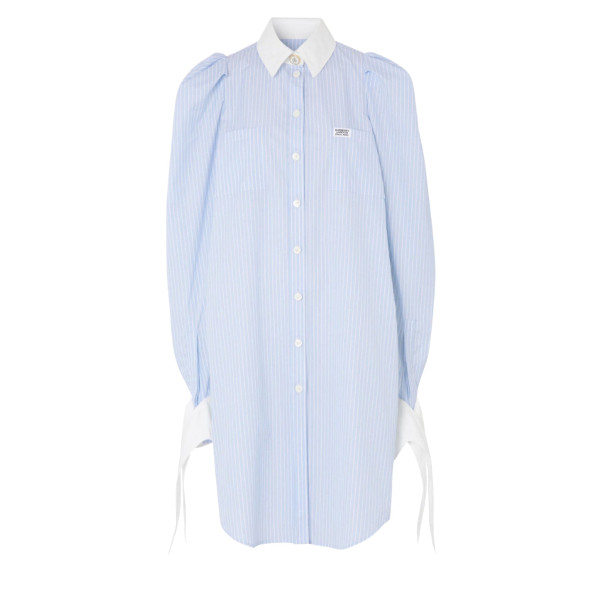 Robe chemise rayée - Pale Blue Stripe