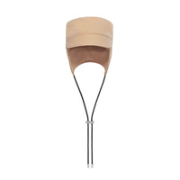 Casquette en gabardine de coton Monogram - Honey
