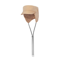Casquette en gabardine de coton Monogram - Honey