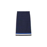 Jupe en laine mélangée Monogram - Deep Royal Blue