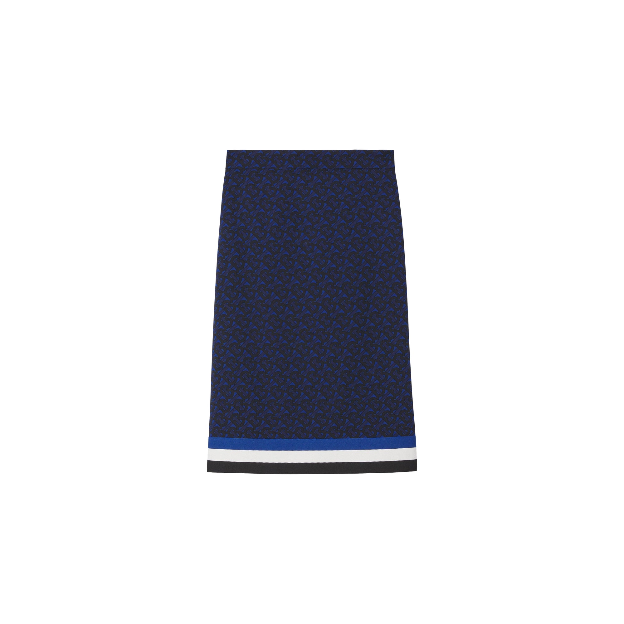 Jupe en laine mélangée Monogram - Deep Royal Blue