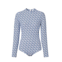 Body en jersey stretch Monogram - Cobalt Blue