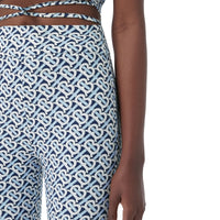 Legging en jersey stretch Monogram - Cobalt Blue