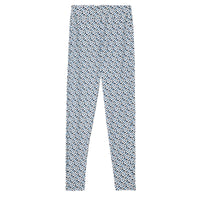 Legging en jersey stretch Monogram - Cobalt Blue