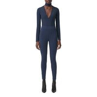 Legging en jersey stretch Monogram - Deep Royal Blue