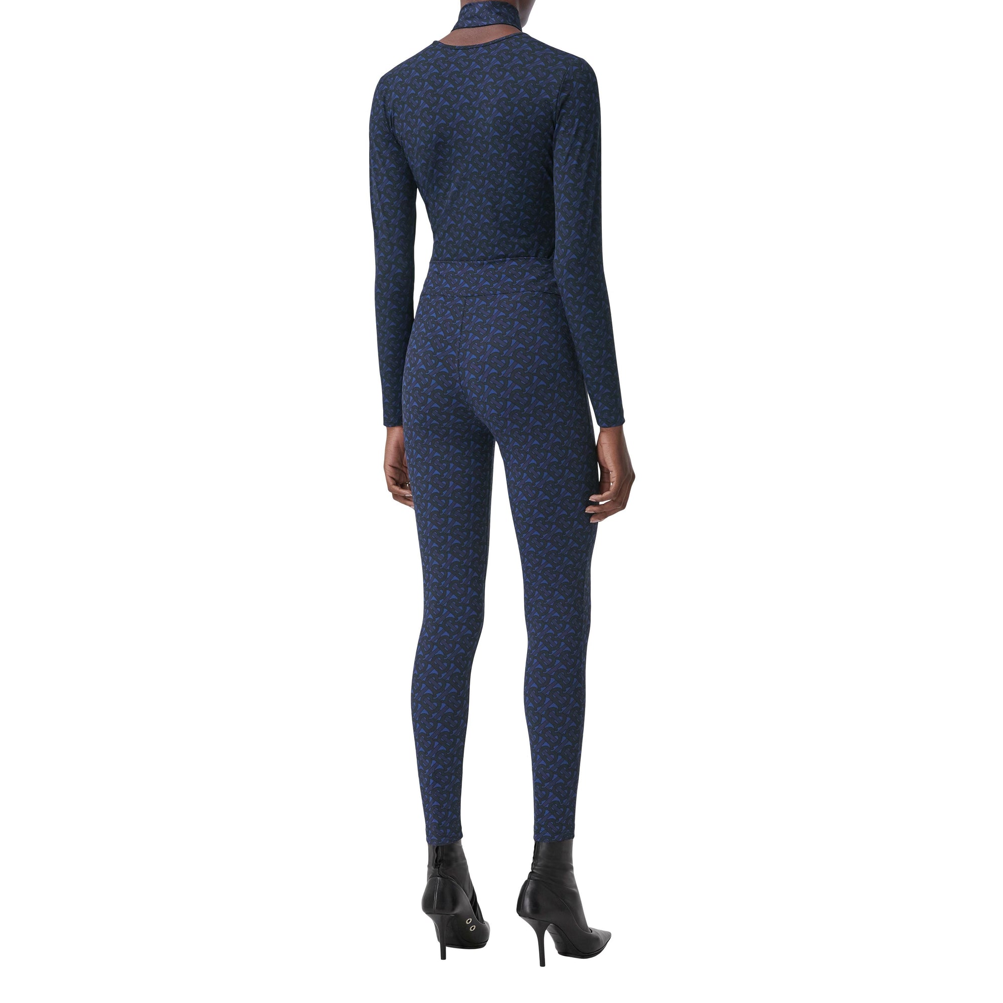 Legging en jersey stretch Monogram - Deep Royal Blue