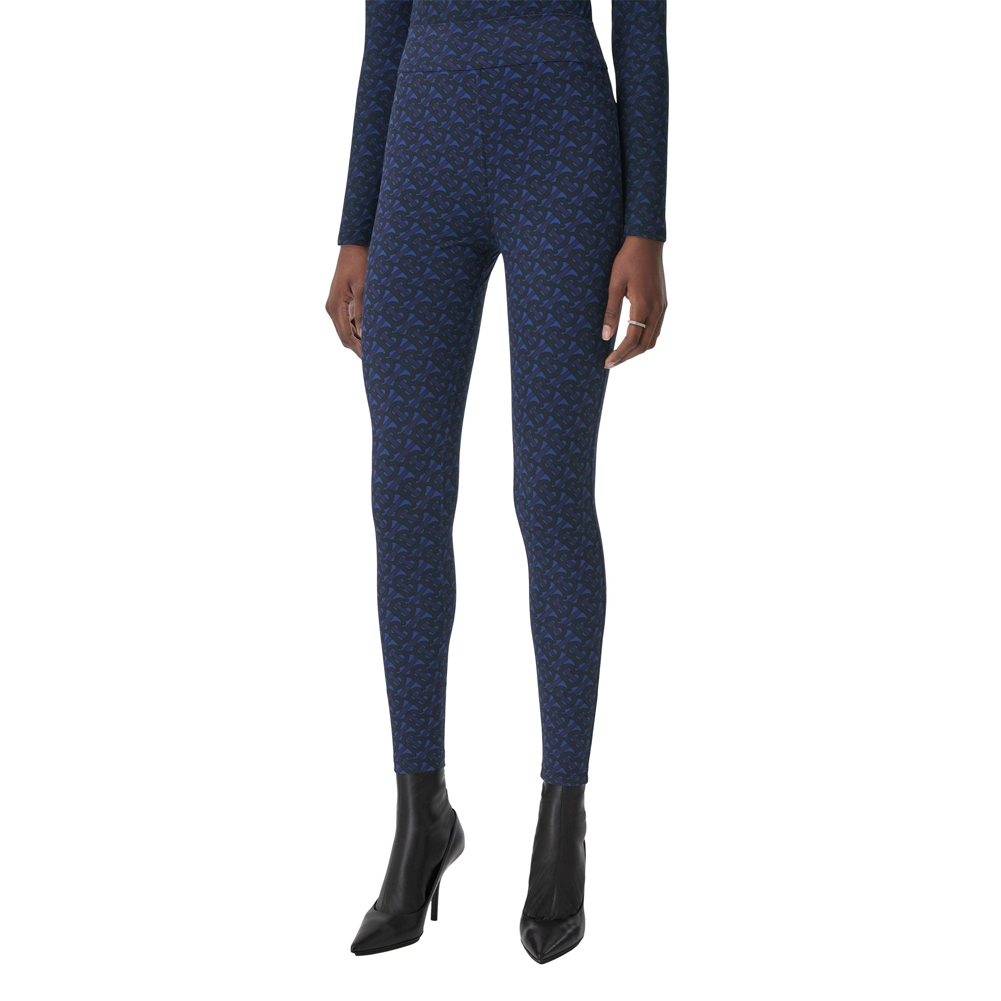 Legging en jersey stretch Monogram - Deep Royal Blue