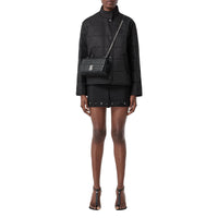 Petit sac Lola matelassé en cuir d'agneau - Black