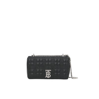 Petit sac Lola matelassé en cuir d'agneau - Black