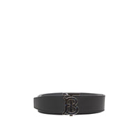 Ceinture réversible en cuir Monogram - Black & Grey