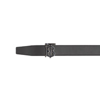 Ceinture réversible en cuir Monogram - Black & Grey