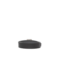 Ceinture réversible en cuir Monogram - Black & Grey