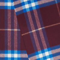 Écharpe classique en cachemire - Cherry Velvet & Blue