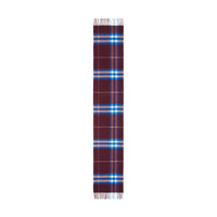Écharpe classique en cachemire - Cherry Velvet & Blue