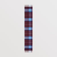 Écharpe classique en cachemire - Cherry Velvet & Blue