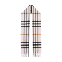 Écharpe en cachemire Burberry à motif check - Pale Candy Pink