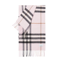 Écharpe en cachemire Burberry à motif check - Pale Candy Pink