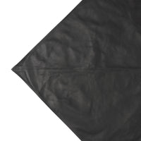 Bandana doublé de soie avec fausse fourrure - Black