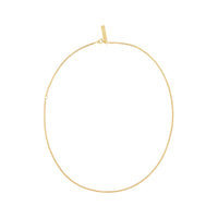 Collier fin à maillons plaqué or - Light Gold