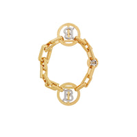 Bracelet monogramme plaqué or - Light Gold