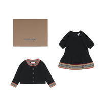 Coffret cadeau deux pièces en laine - Black