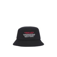 Chapeau bob à imprimé localisation - Black & White Logo