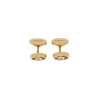 Boutons de manchette monogramme plaqués or - Light Gold