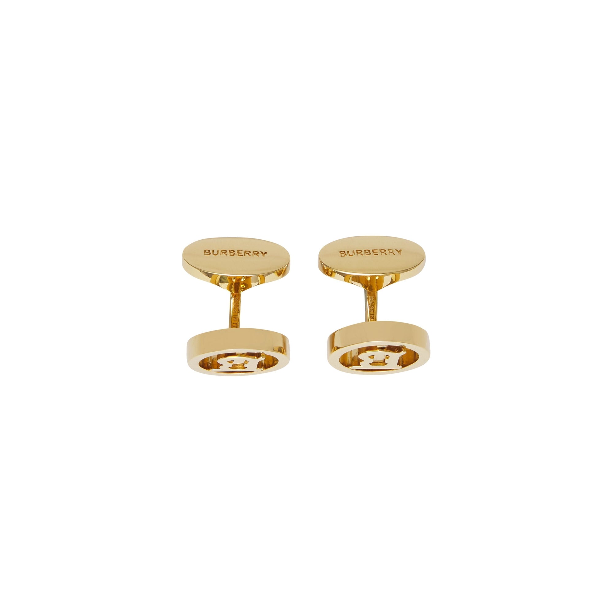 Boutons de manchette monogramme plaqués or - Light Gold