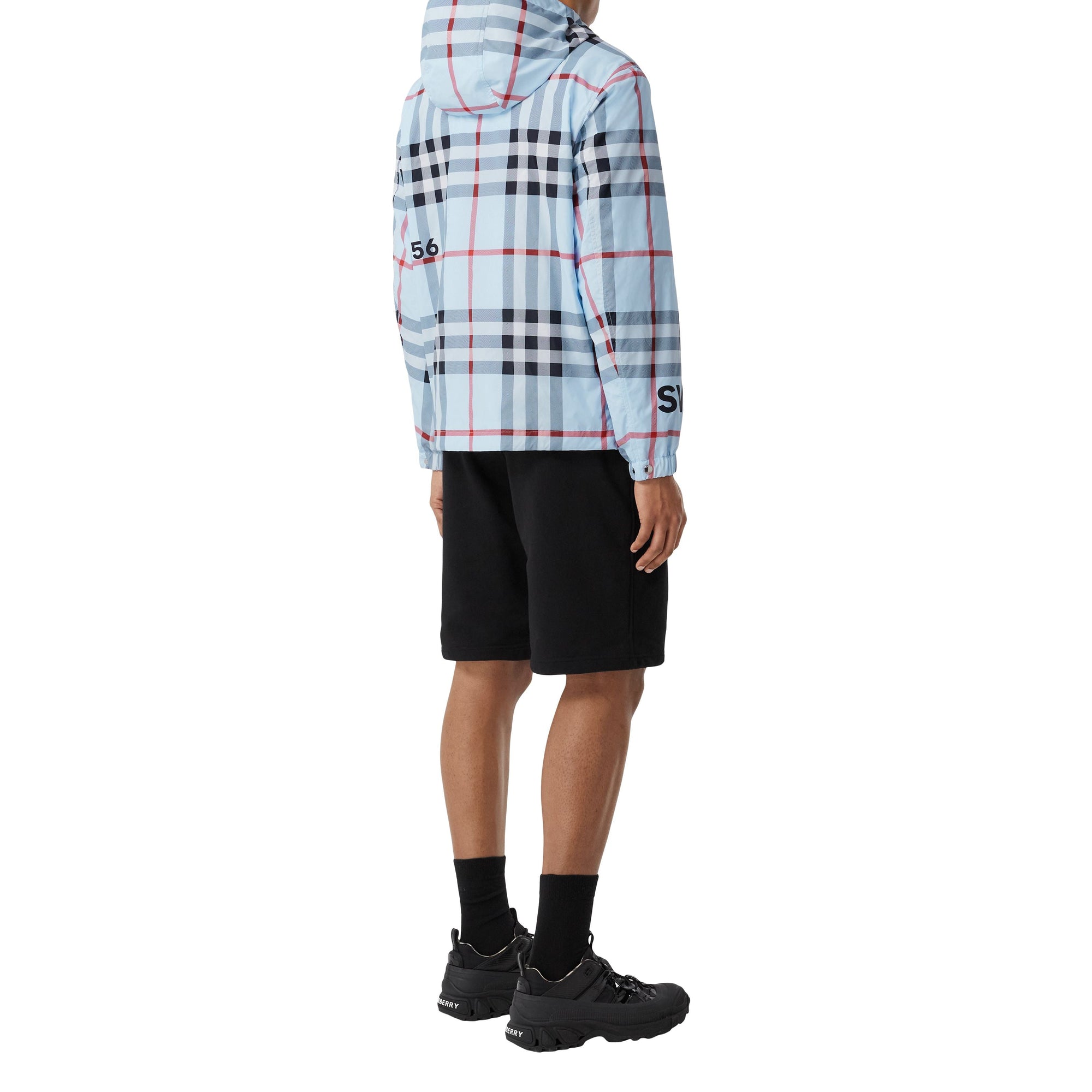 Veste à capuche à motif check Horseferry - Pale Blue Check