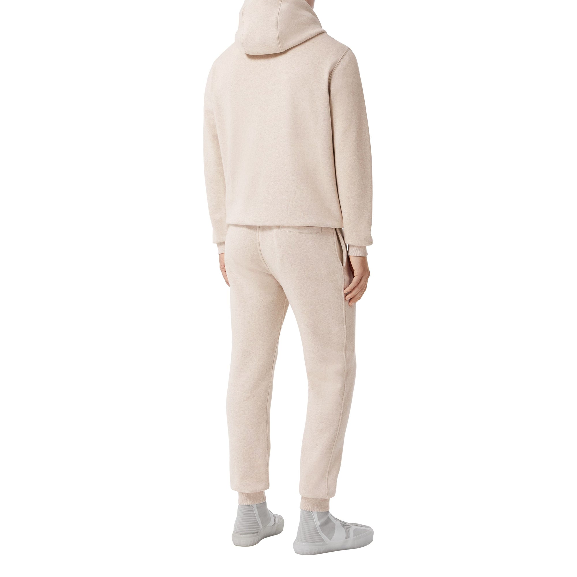 Pantalon de survêtement en coton et cachemire - Soft Fawn Melange