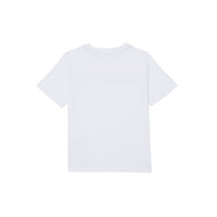 T-shirt en coton à logo brodé - White