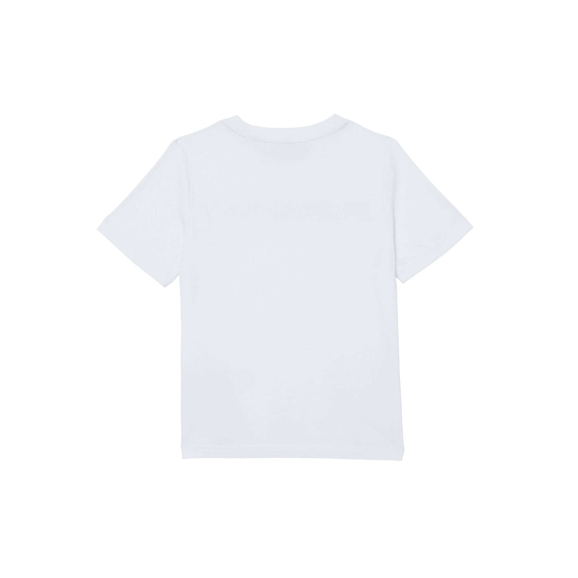 T-shirt en coton à logo brodé - White