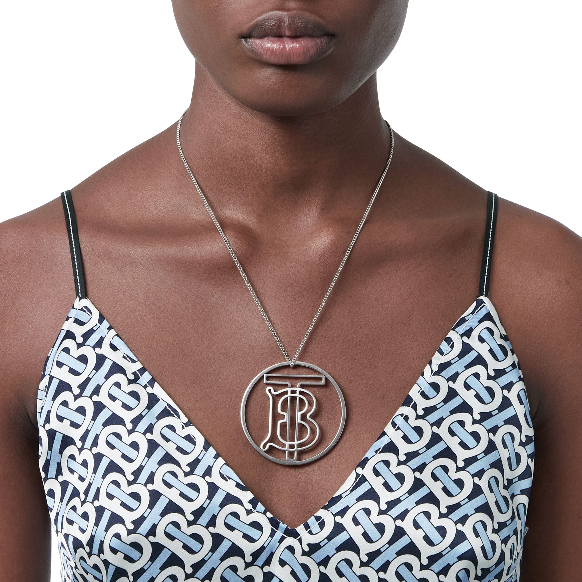 Collier à motif monogramme plaqué - Palladio