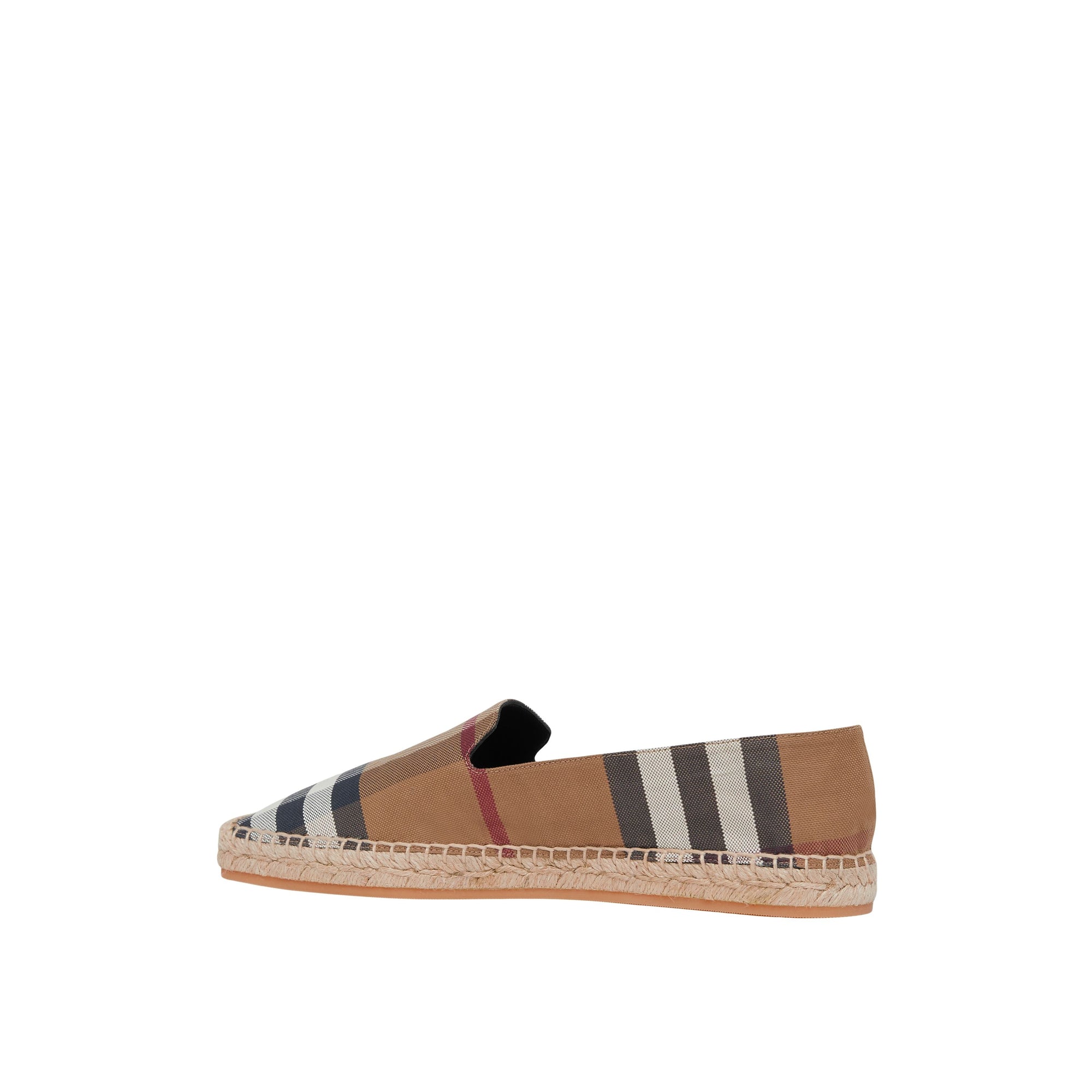 Espadrilles en coton à carreaux - Birch Brown Check