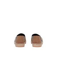 Espadrilles en coton à carreaux - Birch Brown Check