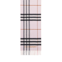 Écharpe en cachemire à motif check - Archive Beige & Candy Pink
