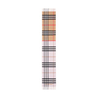 Écharpe en cachemire à motif check - Archive Beige & Candy Pink