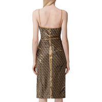 Robe combinaison en soie Monogram - Honey Pfp