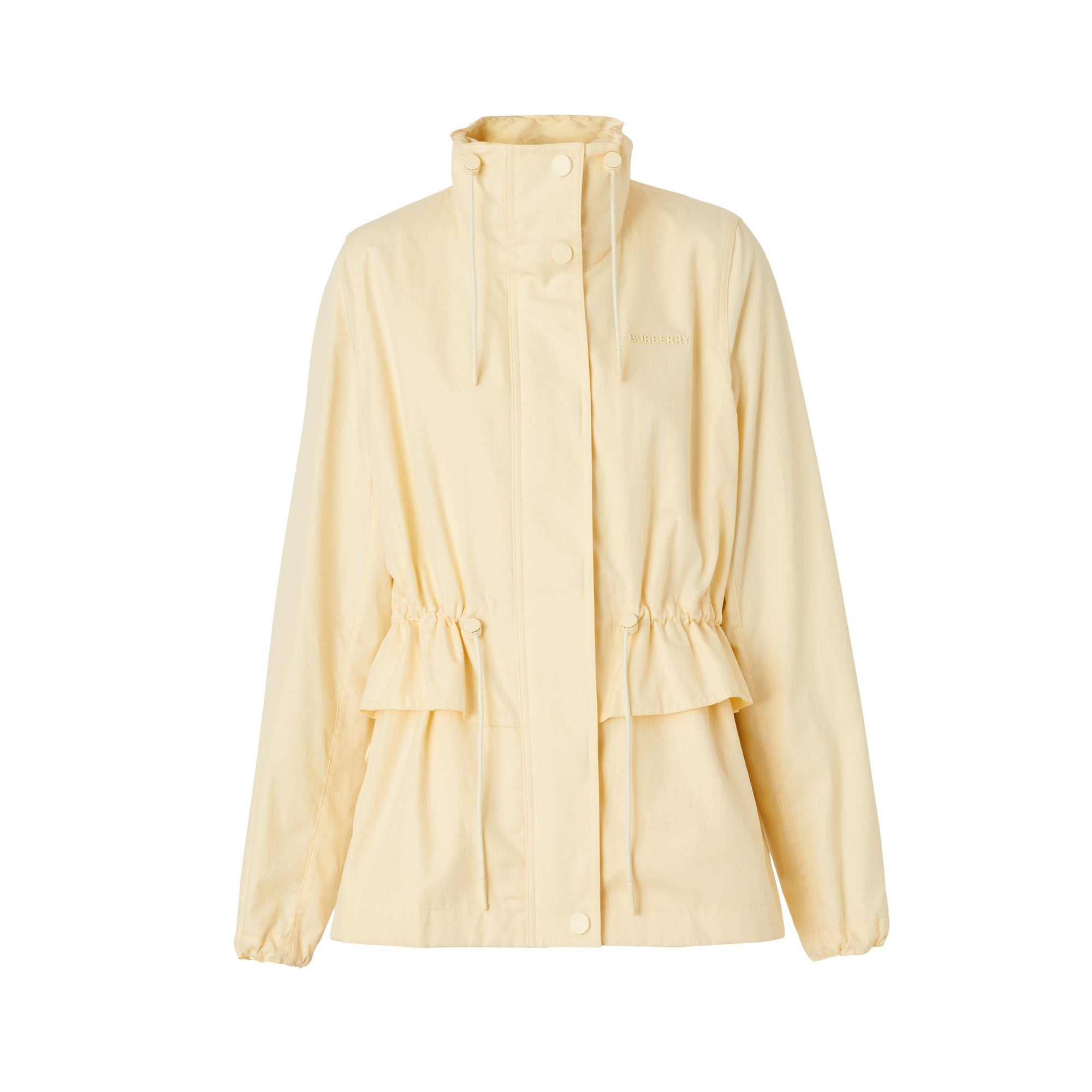 Veste à col entonnoir à logo - Frosted Lemon