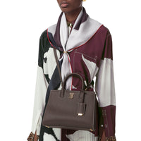 Mini sac Frances en cuir grainé - Dark Clay Brown