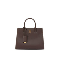 Mini sac Frances en cuir grainé - Dark Clay Brown