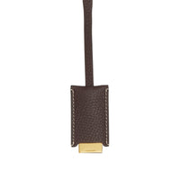 Mini sac Frances en cuir grainé - Dark Clay Brown