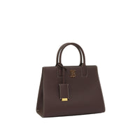 Mini sac Frances en cuir grainé - Dark Clay Brown