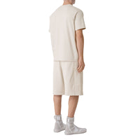 Short à cordon de serrage à logo - Parchment