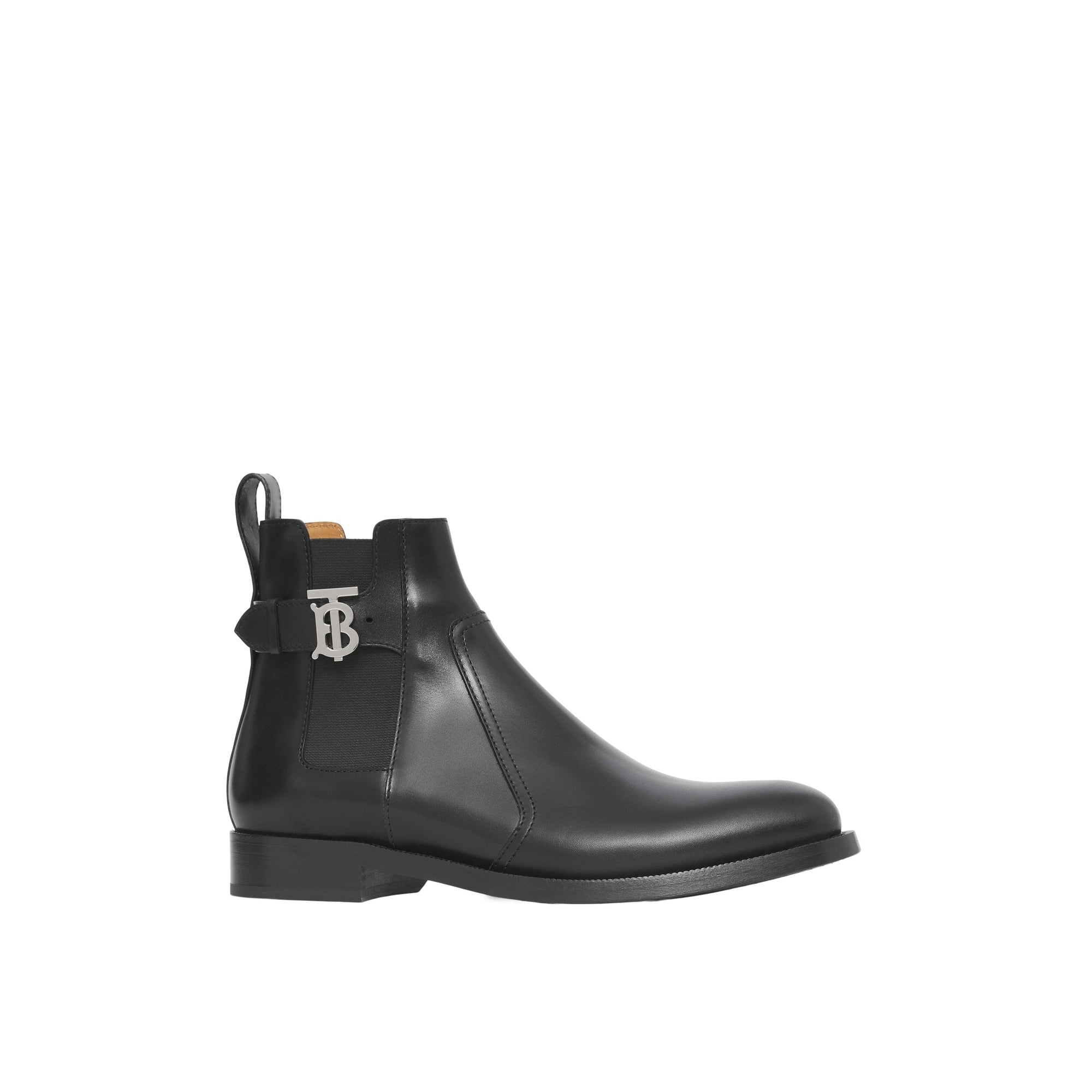 Bottines Chelsea en cuir monogramme - Black