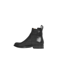 Bottines Chelsea en cuir monogramme - Black