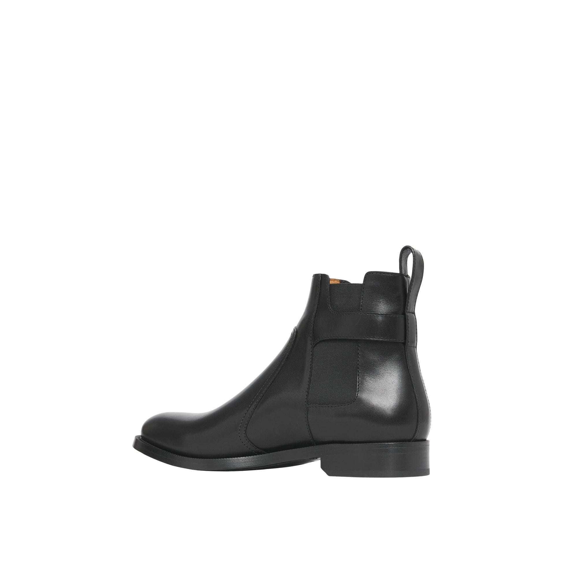 Bottines Chelsea en cuir monogramme - Black