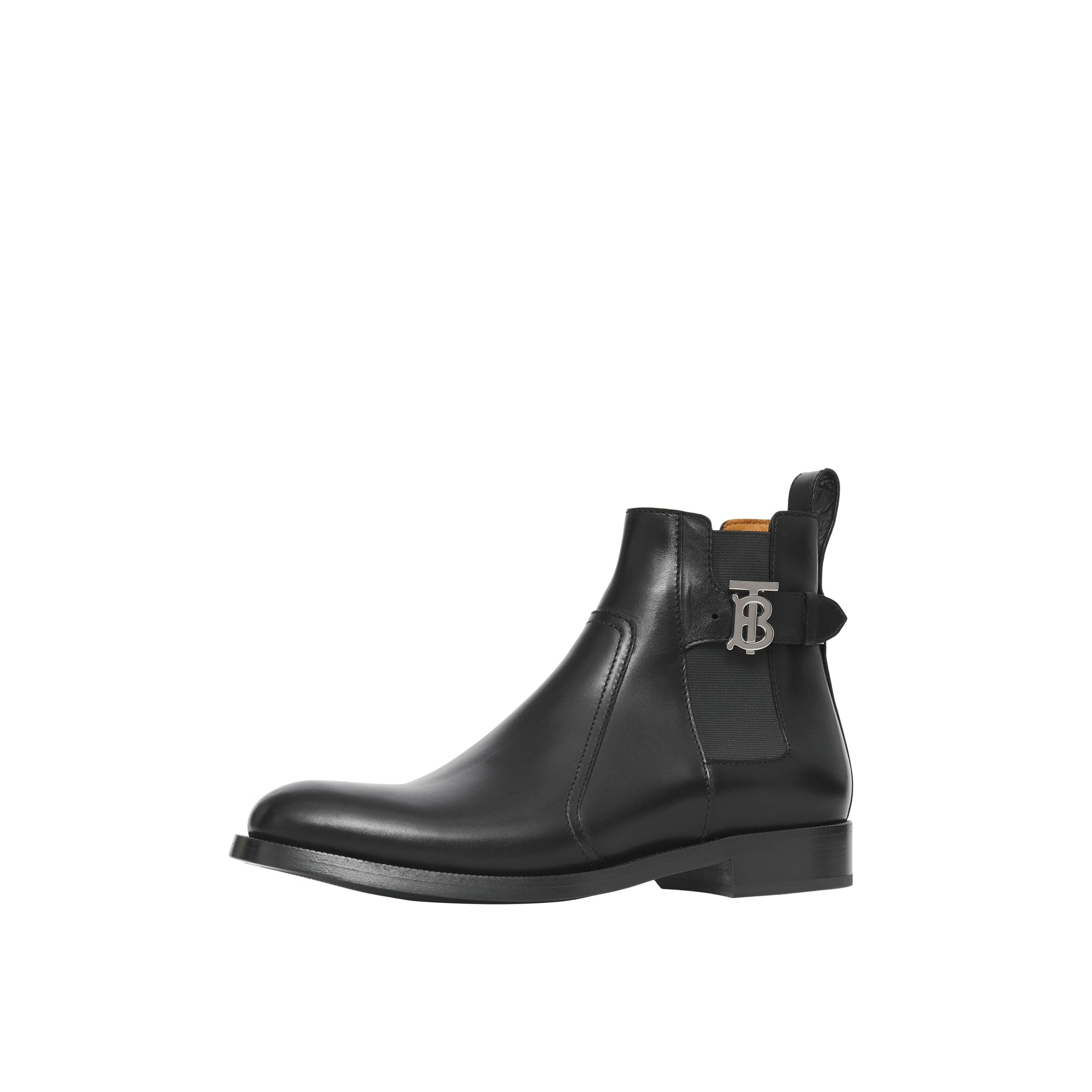 Bottines Chelsea en cuir monogramme - Black