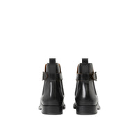 Bottines Chelsea en cuir monogramme - Black