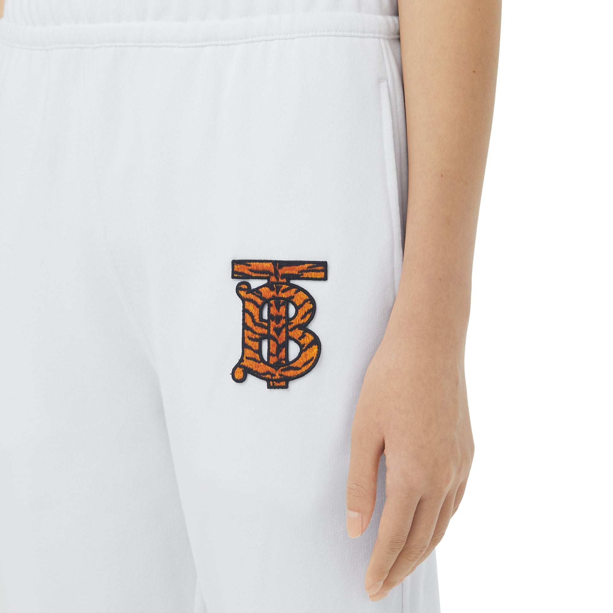 Pantalon de jogging en coton Monogram - White